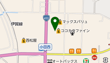 ミッキークリーニングマックスバリュー小田店の地図画像