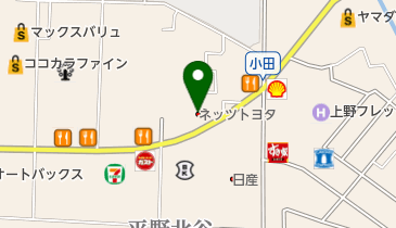 ネッツトヨタノヴェル三重株式会社上野店の地図画像