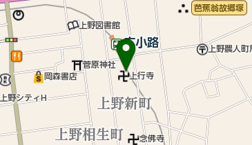 上行寺の地図画像