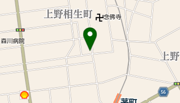 伊賀市盲人ホームの地図画像