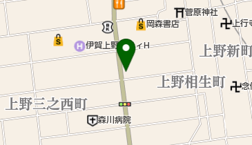 山長ふとん店の地図画像