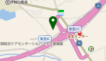 上野ハウス株式会社の地図画像