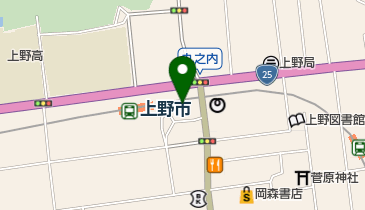 近鉄タクシー上野配車センターの地図画像