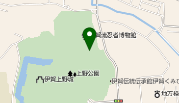 伊賀上野名産協組の地図画像