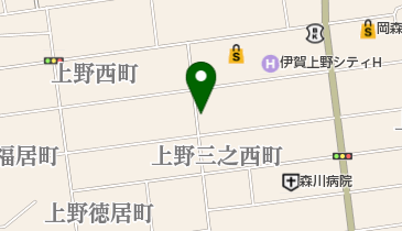 久保田洋品店の地図画像