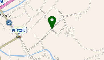 青山理容の地図画像