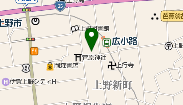 岡本理容店の地図画像