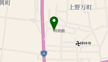 伊賀市役所 人権生活環境部 木興町市民館の地図画像
