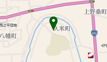 伊賀市役所 人権生活環境部 久米町市民館の地図画像