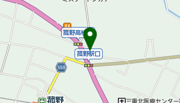 アオキーズピザ菰野店の地図画像