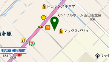 アリヘアーマックスバリュサンリバー店の地図画像