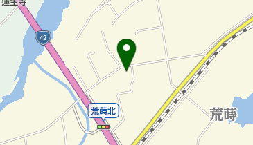 荒蒔公民館の地図画像