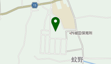 東外城田神社の地図画像