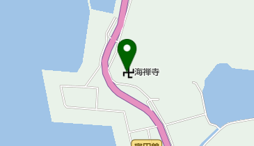 海禅寺の地図画像