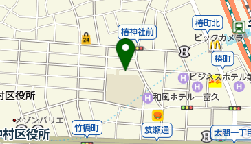 マックラック名古屋の地図画像