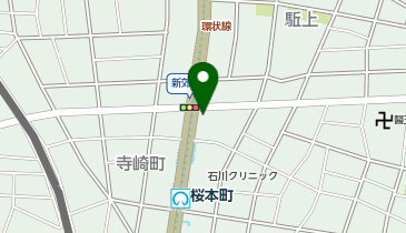 ほかほか弁当新郊通店の地図画像