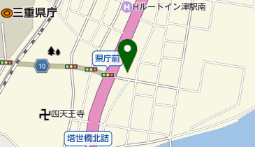 ピネード 津店の地図画像