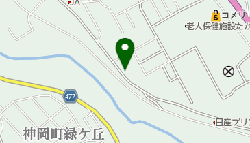 イスズ理容店の地図画像