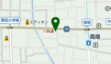 エガワダンススクエアの地図画像