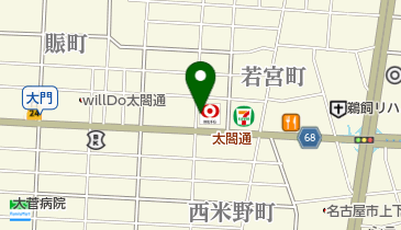 春夏秋冬の大地のおにぎり太閤通店の地図画像