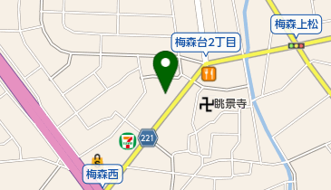 梅森公民館の地図画像