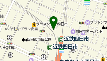 四日市市役所 その他 自転車等第1保管場所の地図画像