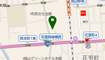 中部産業株式会社の地図画像