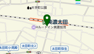 美濃加茂市役所 観光案内所の地図画像