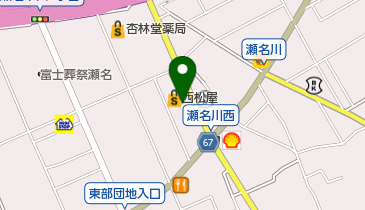 ルーキー本店の地図画像