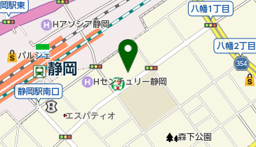 明治安田生命保険相互会社静岡支社の地図画像