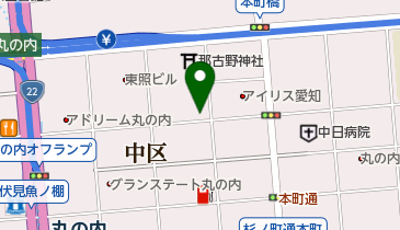 和平フレイズ株式会社名古屋店の地図画像