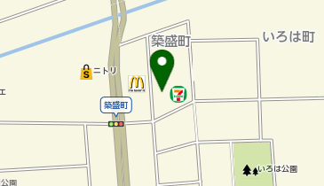 タチヤみなと店の地図画像