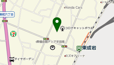 天然温泉コロナの湯半田店の地図画像