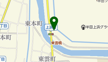 扇屋半田上浜店の地図画像