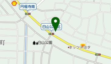 備長扇屋春日井白山店の地図画像