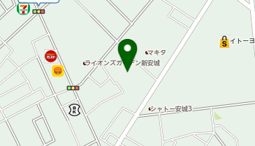 スポーツクラブアクトス安城の地図画像