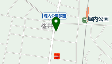 サワ薬局堀内店の地図画像