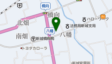 明治安田生命新城営業所の地図画像