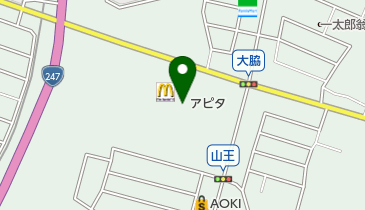 カネ美食品株式会社アピタ東海荒尾店の地図画像