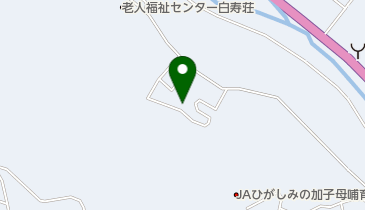 中津川市役所 加子母老人福祉センター白寿荘の地図画像