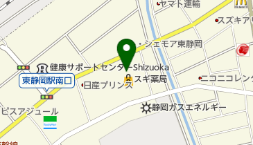 陸運労災防止協会静岡分会の地図画像