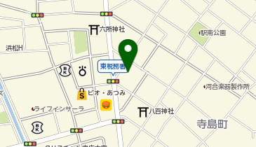 つぼい浜松の地図画像