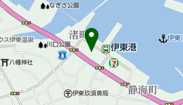 伊東市役所 観光会館の地図画像