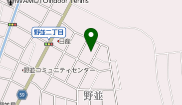 野並キリスト教会の地図画像