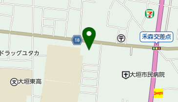 岐阜県補聴器センター大垣店の地図画像