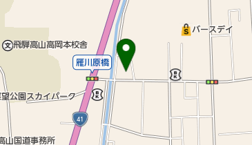 キッズマート高山店の地図画像