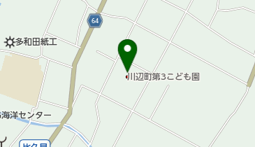 川辺町役場 子育て支援センターの地図画像