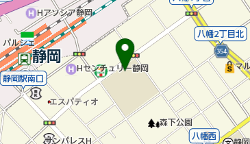 静岡市 森下児童クラブの地図画像