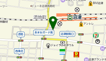 アフラックサービスショップ沼津店の地図画像