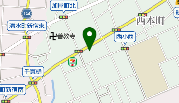 伊庭石材店の地図画像